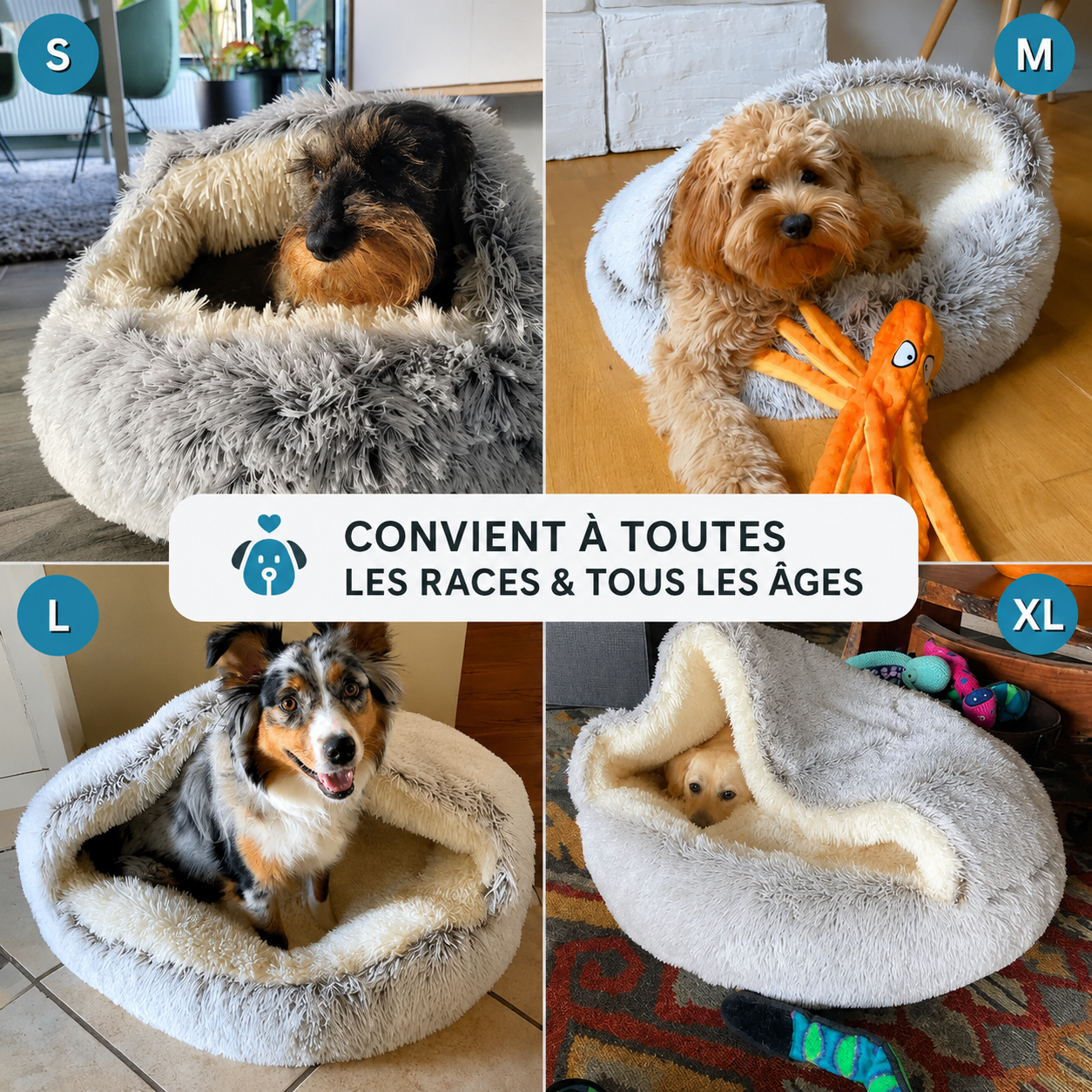 Cozy Nook – Lit premium pour animaux